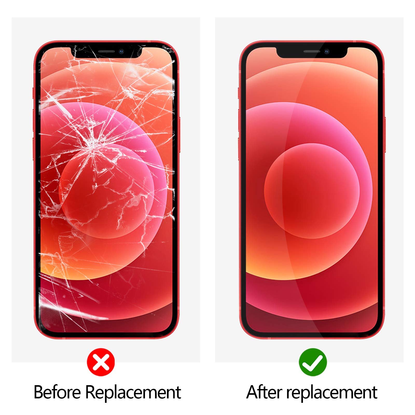 iPhone12ミニ Amazon.com: for iPhone 12 Mini Screen Replacement,5.8